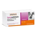 Produktbild: Levocetirizin-ratiopharm 5 mg Filmtabletten: Bewährte Hilfe bei Heuschnupfen, ganzjährigen Allergien oder chronischer Nesselsucht. 50 Filmtabletten