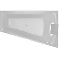 Produktbild: RIHO Stiell Smart Eck-Badewanne, mit Riho Fall, Einbau, 170x110x50cm, 240 Liter, 2-Sitzer, weiß glänzend, B101010005, Ausführung: Version rechts, Kopfkissen+Licht links