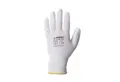 Produktbild: Scorprotect® Arbeitshandschuhe Arbeitshandschuhe Handschuhe PU / Nylon Feinstrick weiß Größe 9