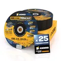 Produktbild: 25x Metall-Trennscheibe Ø 230 x 2 x 22.23mm - Die Metalltrennscheibe Metal Racer by AMBOSS WERKZEUGE ist geeignet für Stahl & Edelstahl, Stahl/Inox Trennscheibe 230 passend für Winkelschleifer