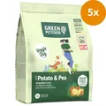 Produktbild: Green Petfood Dog Potato & Pea 5 x 900 g