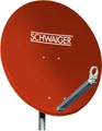 Produktbild: Schwaiger SPI621.2 Aluminium - ziegelrot Satelittenschüssel 57 cm #2879130