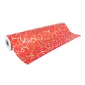 Produktbild: Clairefontaine 211894C Geschenkpapier Premium (50x0,70m, 80g/qm mit PP-Film) 1 Rolle Arabesque Rot/Gold