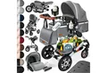 Produktbild: KESSER Kombi-Kinderwagen, 4in1 Loops Kinderwagen Komplettset auch als Buggy, Kinder bis 4 Jahre