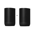 Produktbild: Sonos Stereo-Set - mit 2x Move 2 - Schwarz (+GRATIS Hombli Lichterkette)