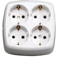 Produktbild: Kopp - 121001009 Steckdosenleiste 4fach Arktik Weiß 1 St.