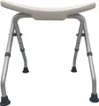Produktbild: Duschhocker | höhenverstellbarer Duschstuhl 47-51cm | klappbar & platzsparend | rutschfester Duschsitz | Senioren Badhocker | werkzeuglose Montage | Duschhilfe für mehr Sicherheit | Germany