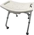 Produktbild: Duschhocker Duschstuhl rutschfest Badhocker 120kg Duschsitz höhenverstellbar
