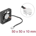Produktbild: Delock Axiallüfter 12 V DC, 50 x 50 x 10 mm schwarz (50 mm, 1x) (67314)