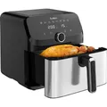 Produktbild: Tefal EY855D Easy Fry Mega Heißluftfritteuse Schwarz/Edelstahl (2000 Watt)