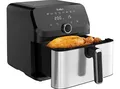 Produktbild: TEFAL EY855D Easy Fry Mega Heißluftfritteuse 2000 Watt Schwarz/Edelstahl NEU OVP