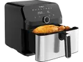 Produktbild: TEFAL EY855D Easy Fry Mega Heißluftfritteuse 2000 Watt Schwarz/Edelstahl
