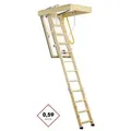 Produktbild: Minka Bodentreppe Polar Extrem mit U-Wert 0,59 W/m2K bis 280cm Raumhöhe 130x70cm Deckenöffnung
