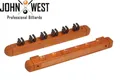 Produktbild: John West Billard Queue Wandhalterung für 6 Queues braun