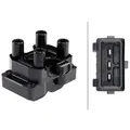 Produktbild: HELLA 5DA 193 175-351 Zündspule - 12V - 3-polig - Blockzündspule - geschraubt
