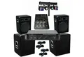 Produktbild: DSX 4100 Watt PA Komplett Set Mixer Anlage LED Licht Verstärke Musikanlage Party-Lautsprecher (2000 W)