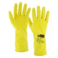 Produktbild: Ulith unisex Gummihandschuhe gelb Grösse M 1 Paar (M) (805.221)