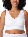 Produktbild: Schiesser Damen nahtloses Bustier mit herausnehmbaren Pads - Invisible Soft, Weiss_170364, 44