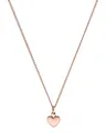 Produktbild: Purelei® Heart Charm Kette Damen (Roségold) – Halskette Damen aus langlebigem Edelstahl – Wasserfeste Kette – 50-55 cm Länge verstellbar – Halskette für deinen individuellen Look