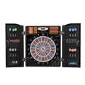 Produktbild: Karella Dartscheibe Dartautomat CB-90 - E-Dartscheibe für 16 Spieler, inkl. 12 Darts, 38 Spiele, 210 Spielvarianten