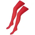 Produktbild: TupTam Strumpfhose Mädchen Feinstrumpfhose Microfaser 40 DEN 2er Pack rot 104-110