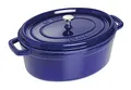 Produktbild: STAUB Cocotte, Gusseisen Bräter, Alle Herdarten inkl Induktion, Oval 33 cm, 6,7 L, Dunkel-Blau