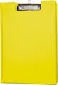 Produktbild: Klemmmappe MAUL, DIN A4, mit Metallklammer, Stiftehalter, 319 x 229 x 13 mm, Karton mit Folienüberzug, gelb 187172