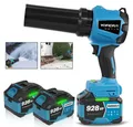 Produktbild: Yofidra Akku-Gebläse Bürstenloses Laubbläser 300 m/s Schneefräse Turbo Jet Gebläse, (mit 2 x 3000mAh Akkus), für Auto,Garten,Laub,Staub & Schnee