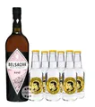 Produktbild: Set: Belsazar Rosé (14,5% vol, 0,75l) & 6x TH Tonic Water 0,2l inkl. 0,90€ Pfand