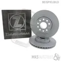 Produktbild: 2x Zimmermann 100.1241.20 Bremsscheibe hinten für AUDI SEAT SKODA VW