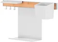 Produktbild: tesa® Küchenorganizer Kombi-Set S, Reling-System, weiß, Power.Kit, bis 10 kg, L 150 x B 600 x H 340 mm,
