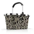 Produktbild: Reisenthel Einkaufskorb Carrybag baroque marble, Braun, Schwarz, Textil, 22 L, quadratisch, 49x29x28 cm, Freizeit, Koffer & Taschen, Einkaufskörbe