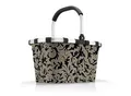 Produktbild: Reisenthel Einkaufskorb Baroque Marble , Braun, Schwarz , Textil , 22 L , quadratisch , 49x29x28 cm , Freizeit, Koffer & Taschen, Einkaufskörbe