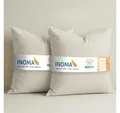 Produktbild: INOMA Federkopfkissen INOMA Wellness-Kissen CAPRI – 80x80 cm - Made in Germany, Füllung: 90% Federn - 10% Daunen, Spar-Set, 2-tlg, 80x80 cm, allergikerfreundlich, made in Germany