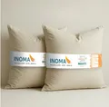Produktbild: INOMA Federkopfkissen INOMA Wellness-Kissen CAPRI – 80x80 cm - Made in Germany, Füllung: 90% Federn - 10% Daunen, Spar-Set, 2-tlg, 80x80 cm, allergikerfreundlich, made in Germany