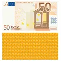 Produktbild: 100 Stück Premium 50 Euro Spielgeld Format 102 x 56 mm Geld Banknoten Geldschein Money EUR Größe entspricht 75% des Originals der Eurobanknoten Deutschlands