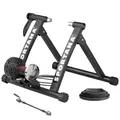 Produktbild: SPORTANA® Rollentrainer Fahrrad - 6 Gänge, 26-28 Zoll, bis 150 kg belastbar, Stahlrahmen, geräuscharm, klappbar, Magnetrolle, Fahrradtrainer für Indoor-Heimtraining, Trainingsständer für Fahrrad