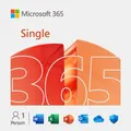 Produktbild: Microsoft Office 365 Single / 1-Nutzer bis zu 5-Geräte / 1-Jahr / KEY (ESD)