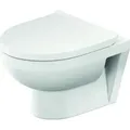 Produktbild: Duravit No.1 Wand-WC Compact, rimless, 365x480mm, Abgang waagerecht, 2575092000, Farbe: Weiß mit HygieneGlaze