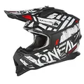 Produktbild: O'NEAL | Motocross-Helm | MX Enduro | ABS-Schale, Lüftungsöffnungen für optimale Kühlung | 2SRS Helmet Glitch V.23 | Erwachsene | Schwarz Weiß | Größe XL (61/62 cm)