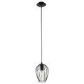 Produktbild: Schwarz Gold Moderne Hängelampe Pendelleuchte 1x60W/E27 16,5x110 [cm]