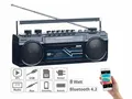 Produktbild: Tragbare Boombox mit Kassettenplayer Radio USB Bluetooth Kinder Kassettenspieler