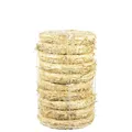 Produktbild: Flowerbox Strohrömer, 10er-Set, Ø 25 cm, Stärke: 4 cm - beige
