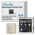 Produktbild: Shelly Wall Display 4″ + BLU H&T Ivory – Android, WLAN, Smart Home Steuerung