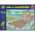 Produktbild: Jumbo Spiele Jumbo Jan van Haasteren Ab in den Pool Pool Pile-Up PileUp 1000 Teile Puzzle (20039)