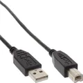 Produktbild: 3x InLine USB 2.0 Kabel A an B schwarz 1m