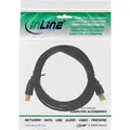 Produktbild: 34511X InLine USB 2.0 Kabel A an B schwarz 1m ~D~