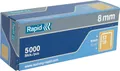 Produktbild: Rapid Heftklammer Tackerklammern Nr. 13 4mm verzinkt VE=5000 Stück