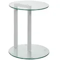 Produktbild: Beistelltisch  Hanau ¦ transparent/klar ¦ Maße (cm): H: 50  Ø: 40