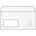 Produktbild: Sigel Weihnachtsumschläge DU084, DIN lang, Golden Tree, mit Fenster, 50 Stück